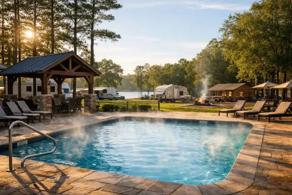 Campground With Heated Pool Mississippi