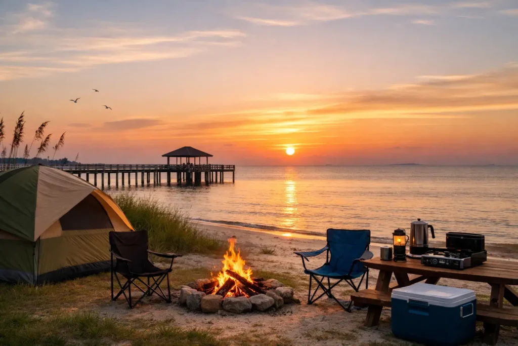 Best Time to Camp Mississippi Gulf Coast