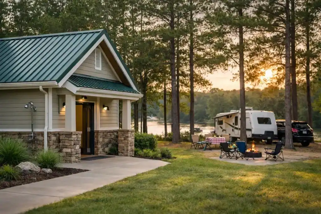 Campground With Clean Bathhouse Mississippi