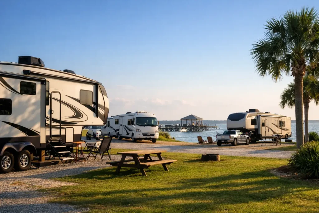 Monthly RV Sites Gulf Coast: What to Look For